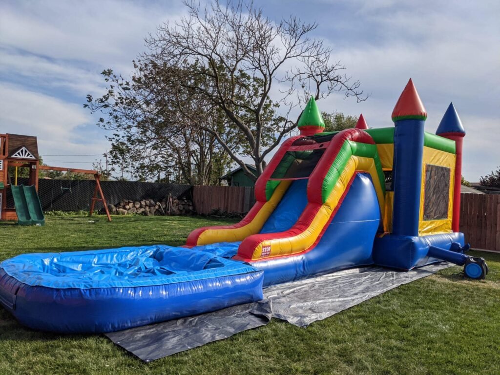 Slide combo with pool – Aby Jumpers Stockton