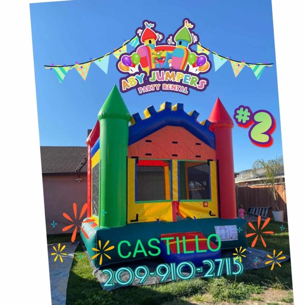 Rainbow castle – Aby Jumpers Stockton